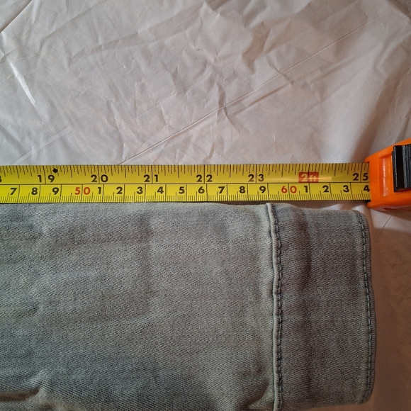 GUESS Women's Distressed Ladies Army Green Small Denim Jacket -   Never Worn - Picture 6 of 14